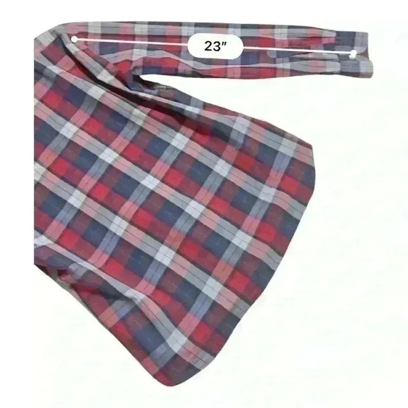 J Crew Quality Woven Shirt Mens Large Slim Fit Plaid Long Sleeve Button Down - Picture 2 of 8